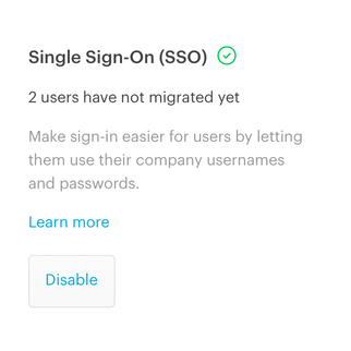 Single Sign-On